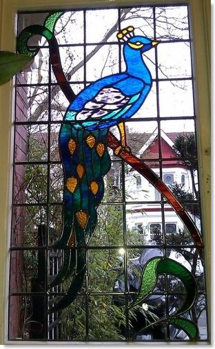 Stained glass birds (3) from South London Stained Glass