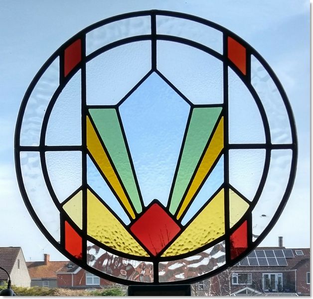 Art Deco stained glass (15) from South London Stained Glass
