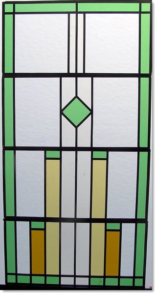 Art Deco stained glass (4) from South London Stained Glass