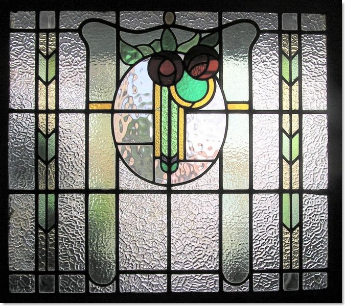 Art Deco stained glass (5) from South London Stained Glass