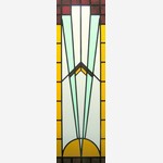 Art Deco stained glass (16) from South London Stained Glass