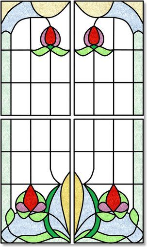 Stained glass designs (11) from South London Stained Glass