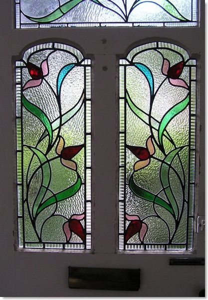 Stained glass door (64) from South London Stained Glass