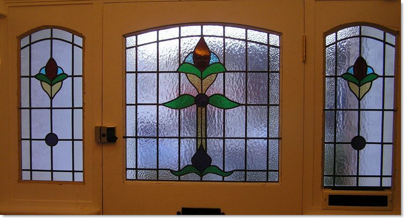 Stained glass door (74) from South London Stained Glass