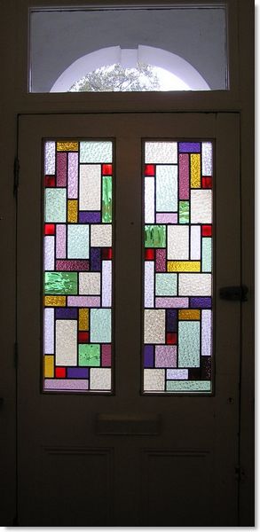 Stained glass door (75) from South London Stained Glass